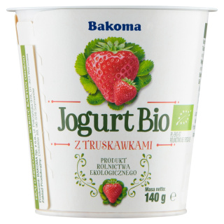 Jogurt z truskawkami BIO