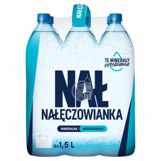 Naturalna woda mineralna niegazowana 6x1,5l