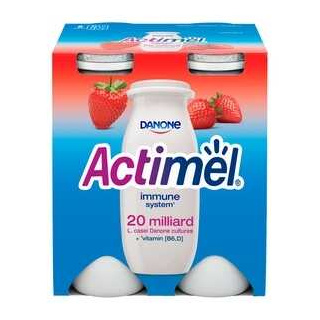 Actimel Jogurt mleczny truskawkowy 4x100g