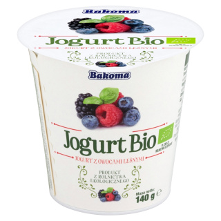Jogurt z owocami leśnymi BIO
