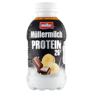 Müllermilch Napój mleczny czekoladowo bananowy z proteinami