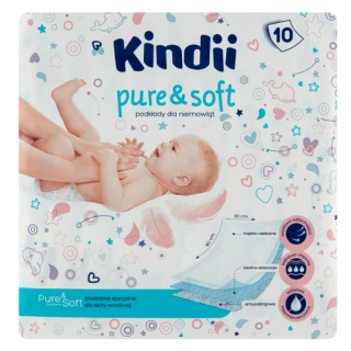 Pure & Soft Podkłady dla niemowląt 10 sztuk