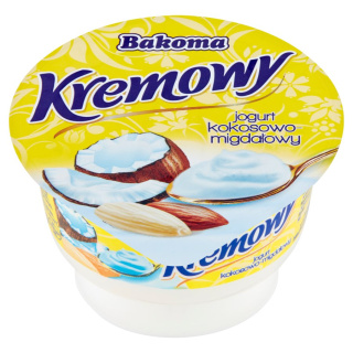 Kremowy jogurt kokosowo-migdałowy