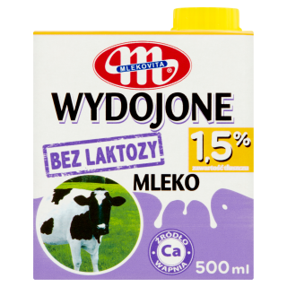Mleko Wydojone UHT 1,5% bez laktozy