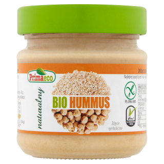 Hummus naturalny bezglutenowy BIO