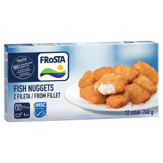 Fish Nuggets z fileta mrożone 12szt.
