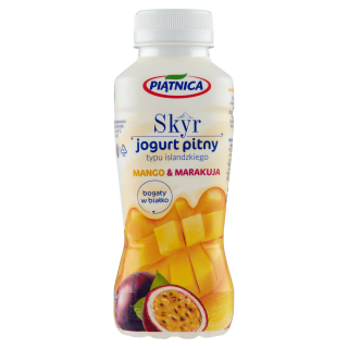 Skyr jogurt pitny typu islandzkiego mango-marakuja