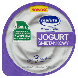 Jogurt naturalny śmietankowy lekki bez laktozy