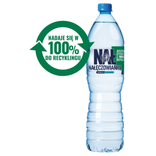 Naturalna woda mineralna niegazowana 1,5l butelka do recyklingu