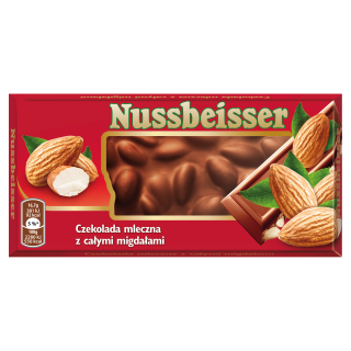 Nussbeisser czekolada mleczna z całymi migdałami