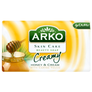Skin Care Creamy Równoważące mydło kosmetyczne miód i krem