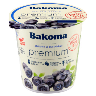 Premium jogurt z jagodami 