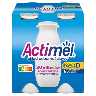 Actimel Napój mleczny naturalny 4x100g