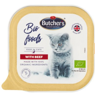 Bio Foods Pasztet z wołowiną i cielęciną karma dla dorosłych kotów