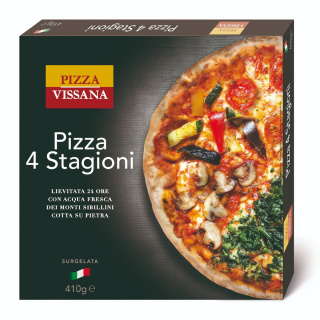 Pizza Vissana 4 stagioni 