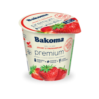 Premium jogurt z truskawkami