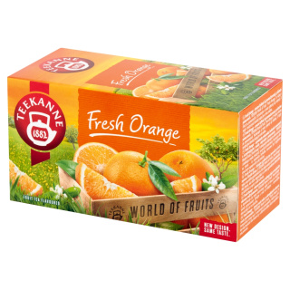 World of Fruits Fresh Orange herbatka owocowa o smaku pomarańczy 20 szt.